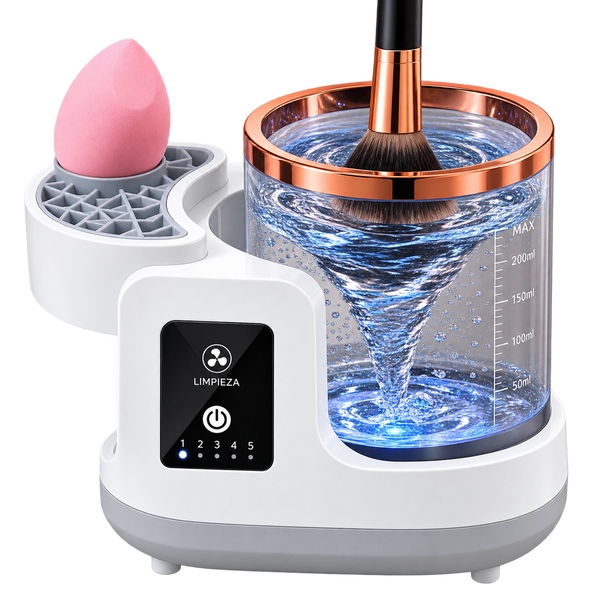 Limpiador y Secador Automático de Brochas de Maquillaje