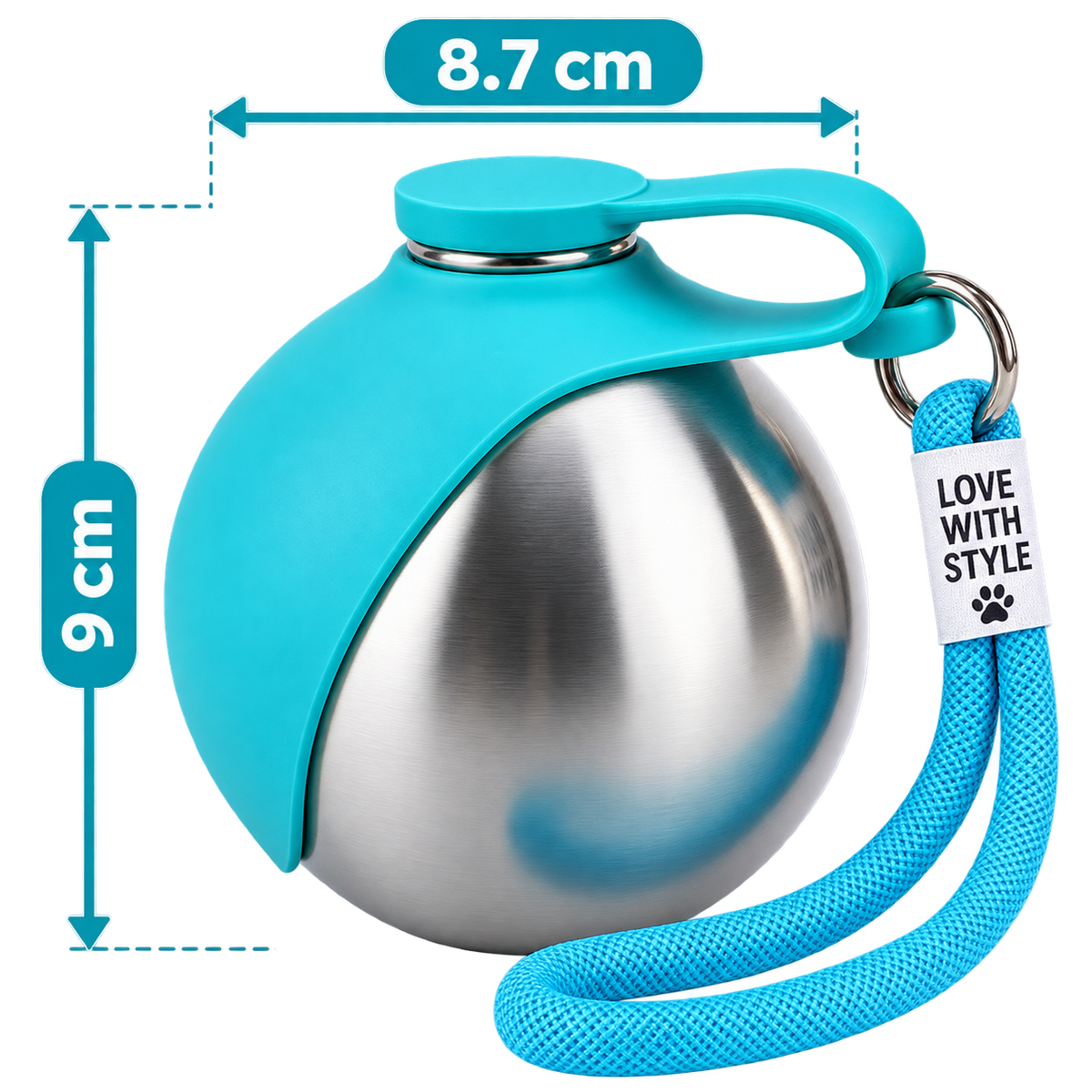 Botella de Agua Portátil y Plegable