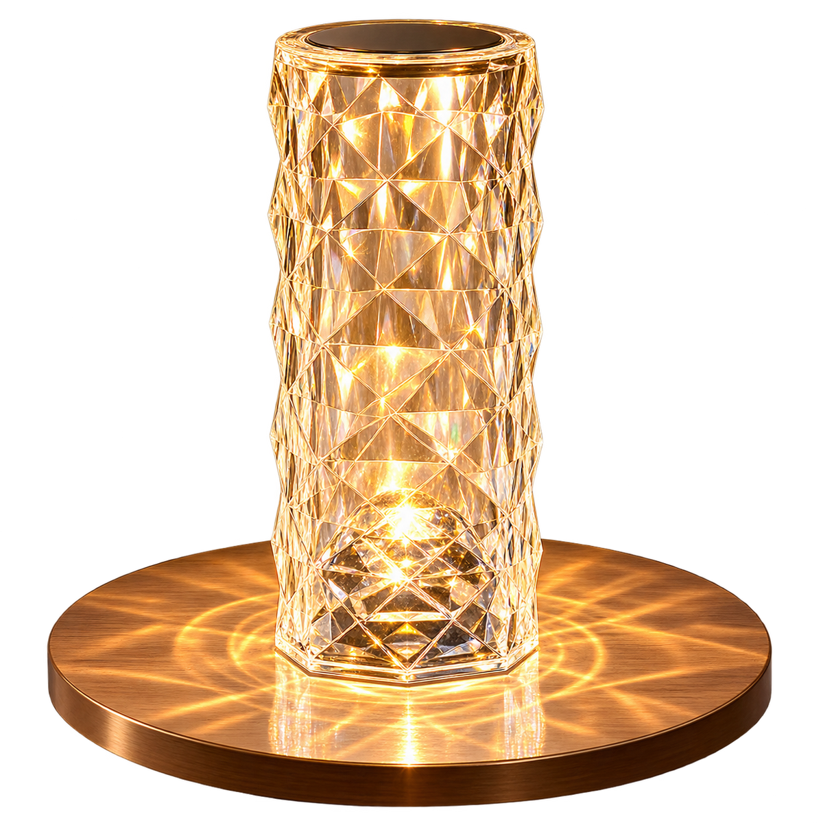 Lámpara LED Efecto Cristal