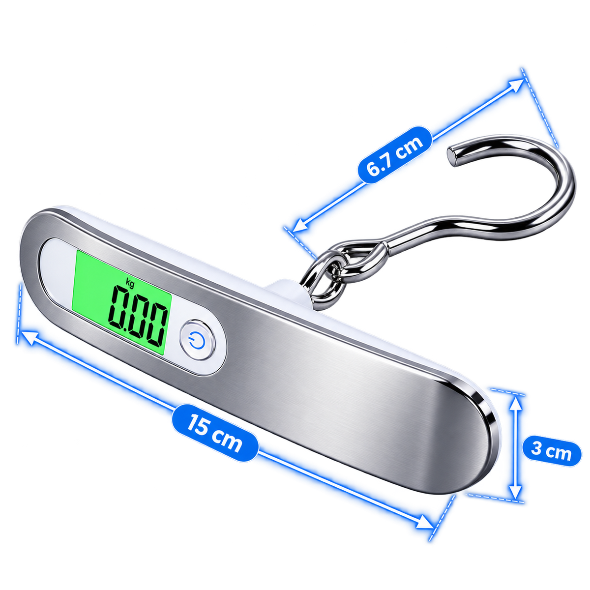 Báscula Digital Portátil para Equipaje (50 kg)